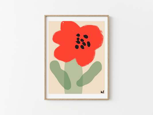 Spring Poppy Print