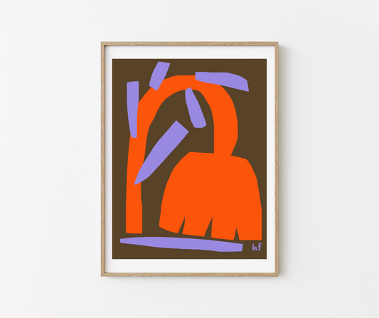 Tired Tulip Print